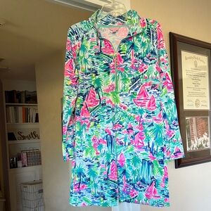 Lilly Pulitzer Multicolor Tropical Dress Medium